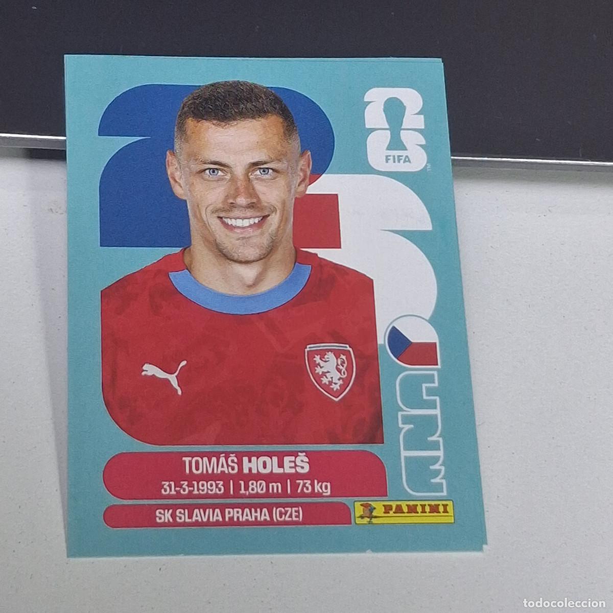 Football Stickers: B8 CZE7 TOM&Aacute;&Scaron; HOLE&Scaron; 7 REP&Uacute;BLICA CHECA CHEQUIA CZE MUNDIAL FIFA WORLD CUP 2026 STICKER PANINI