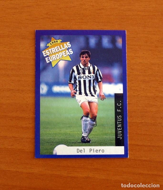 Football Stickers: Juventus F.C. - N&ordm; 22 Alessandro Del Piero - Estrellas Europea Panini A&ntilde;o 1996