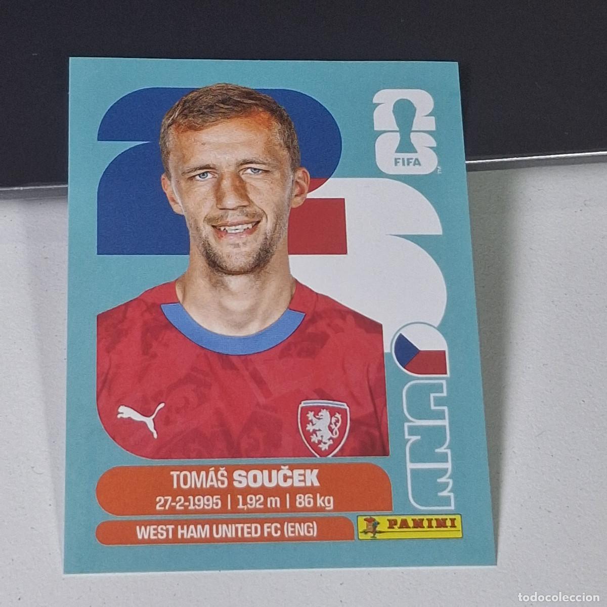Football Stickers: B8 CZE12 TOM&Aacute;&Scaron; SOUČEK 12 REP&Uacute;BLICA CHECA CHEQUIA CZE MUNDIAL FIFA WORLD CUP 2026 STICKER PANINI