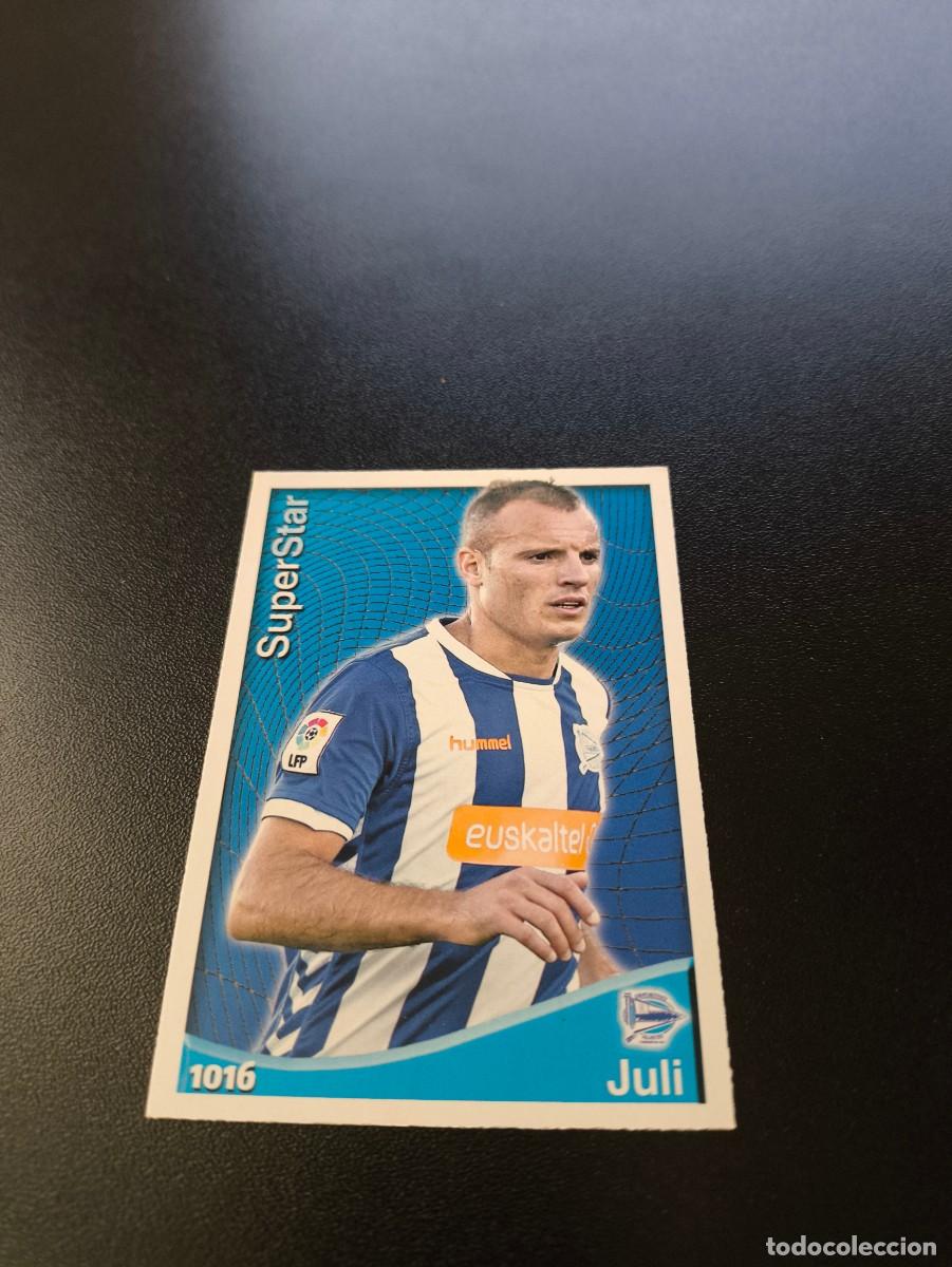 Cartes &agrave; collectionner de Football: 1016 JULI SUPERSTAR ALAVES MUNDICROMO LIGA 2014 2015 PLATINUM NO PANINI ESTE