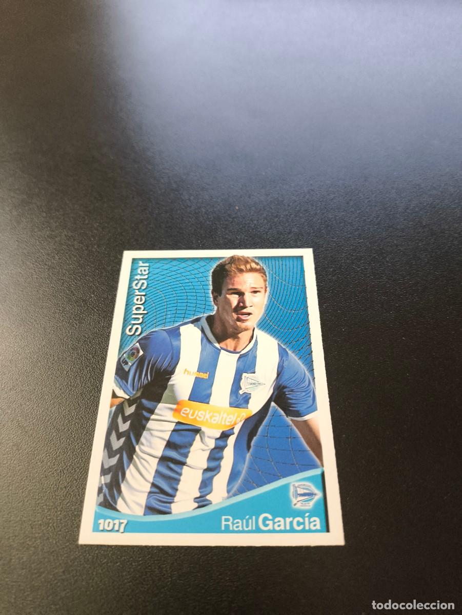 Cromos de F&uacute;tbol: 1017 RAUL GARCIA SUPERSTAR ALAVES MUNDICROMO LIGA 2014 2015 PLATINUM NO PANINI ESTE