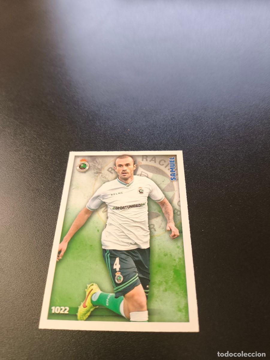Cromos de F&uacute;tbol: 1022 SAMUEL RACING DE SANTANDER MUNDICROMO LIGA 2014 2015 PLATINUM NO PANINI ESTE