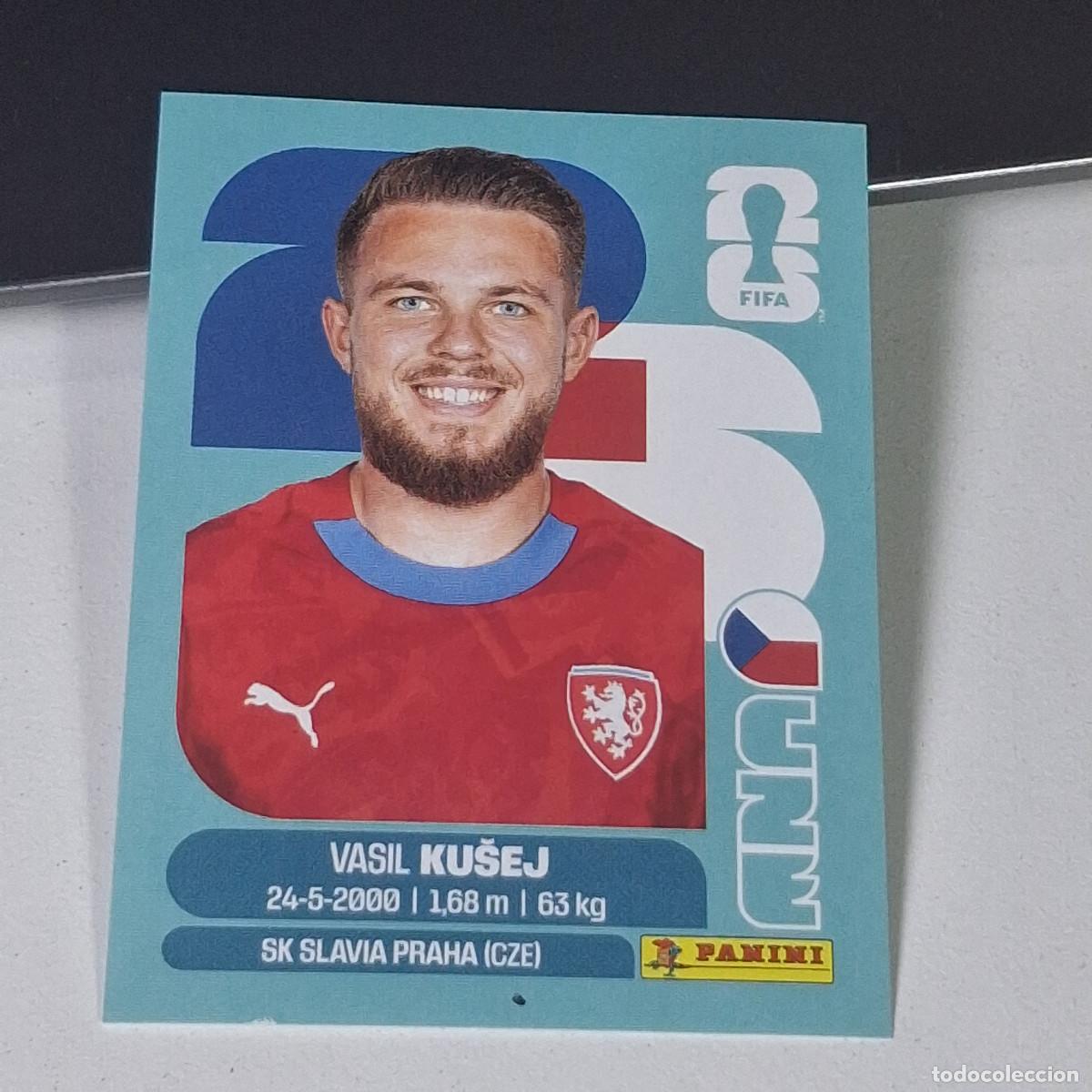 Cromos de F&uacute;tbol: B8 CZE16 VASIL KU&Scaron;EJ 16 REP&Uacute;BLICA CHECA CHEQUIA CZE MUNDIAL FIFA WORLD CUP 2026 STICKER PANINI