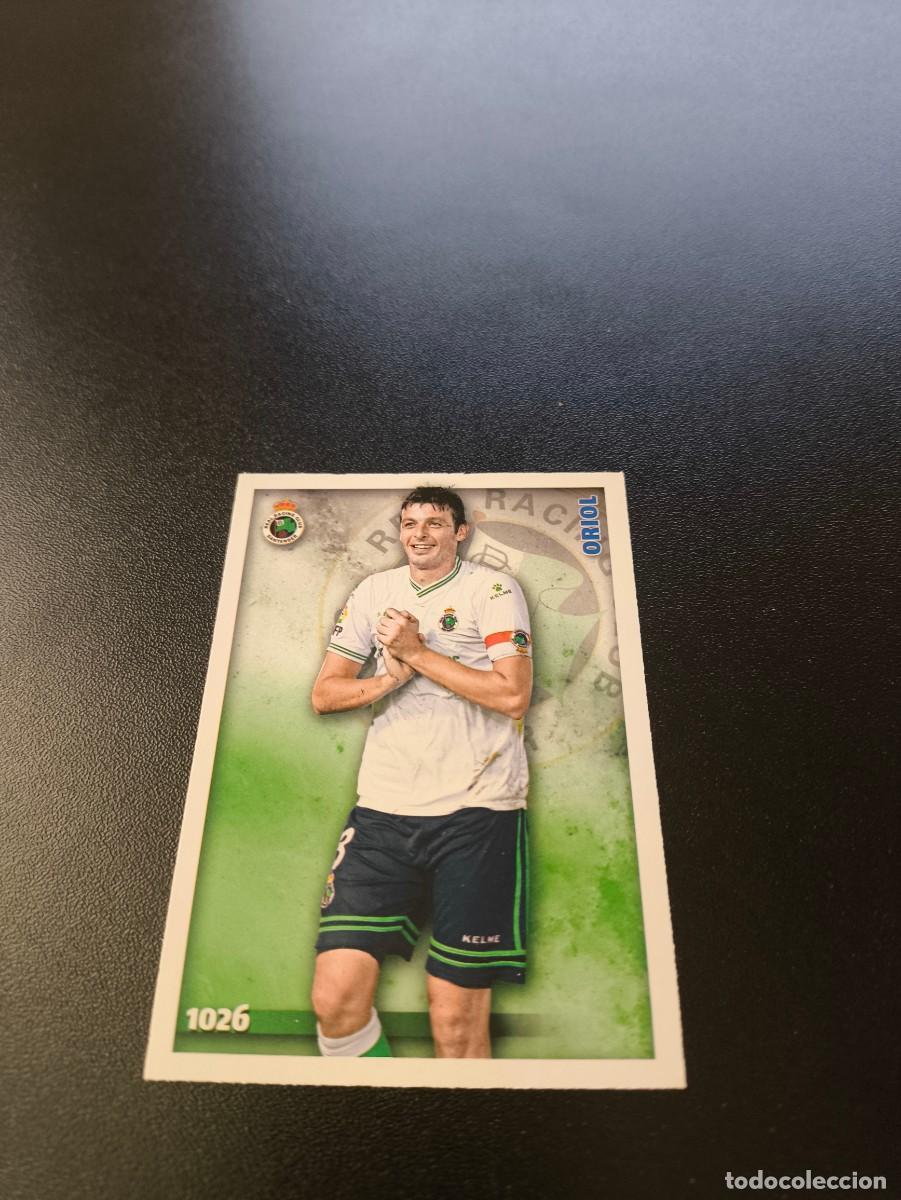 Cromos de F&uacute;tbol: 1026 ORIOL RACING DE SANTANDER MUNDICROMO LIGA 2014 2015 PLATINUM NO PANINI ESTE