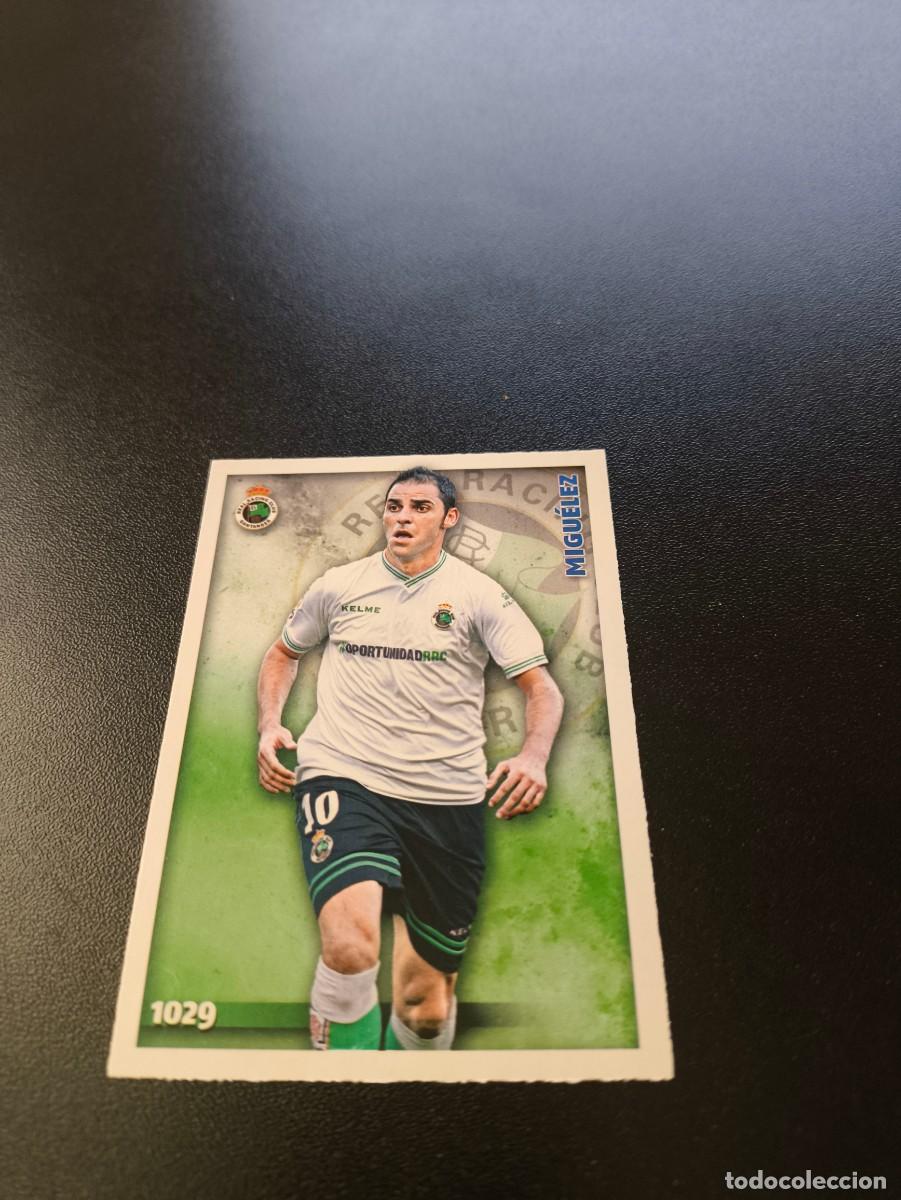 Cromos de F&uacute;tbol: 1029 MIGUELEZ RACING DE SANTANDER MUNDICROMO LIGA 2014 2015 PLATINUM NO PANINI ESTE