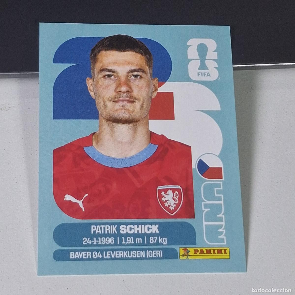 Football Stickers: B8 CZE 20 CZE20 PATRICK SCHICK REP&Uacute;BLICA CHECA CHEQUIA MUNDIAL FIFA WORLD CUP 2026 STICKER PANINI