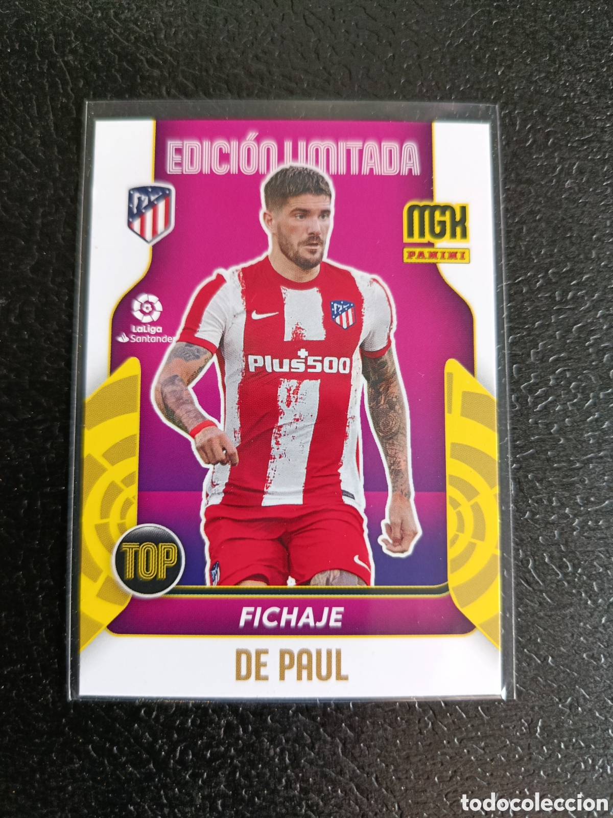 Football Stickers: De Paul - Atletico - Edicion Limitada - Top Fichaje - MGK - Megacracks LIGA 2021 2022 21 22 - PANINI