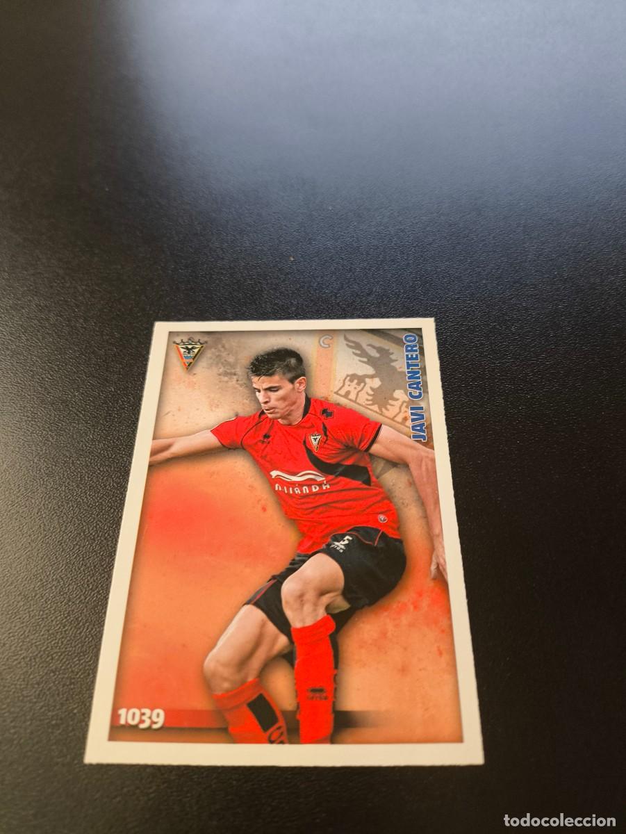 Football Stickers: 1039 JAVI CANTERO MIRANDES MUNDICROMO LIGA 2014 2015 PLATINUM NO PANINI ESTE
