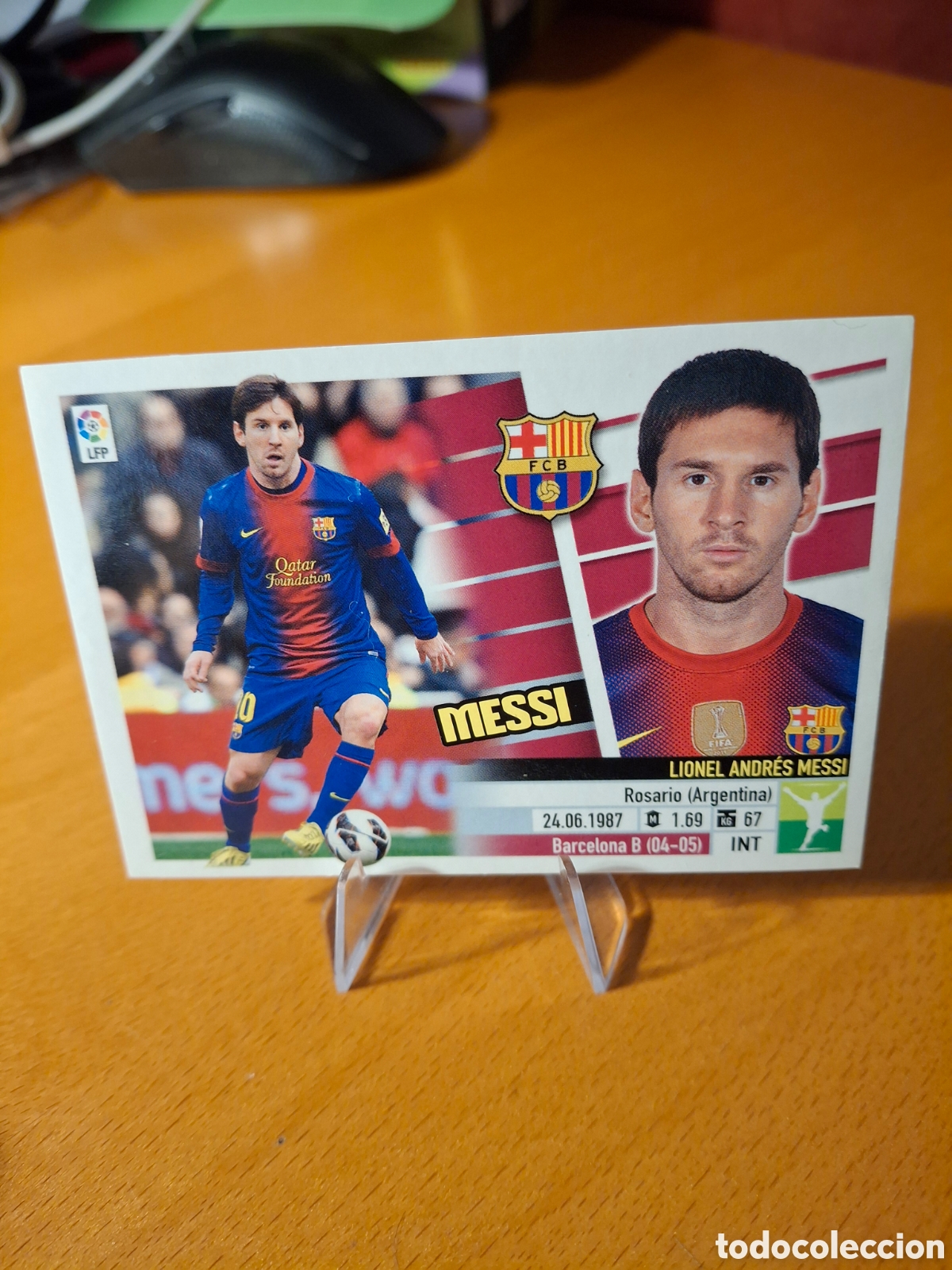 Football Stickers: Messi. Liga ESTE 2013 2014