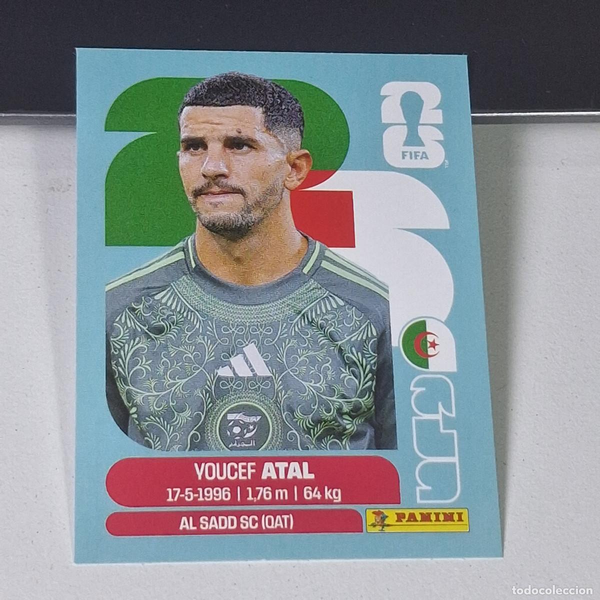 Football Stickers: B8 ALG4 YOUCEF ATAL 4 ARGELIA ALGERIA ALG MUNDIAL FIFA WORLD CUP 2026 STICKER PANINI
