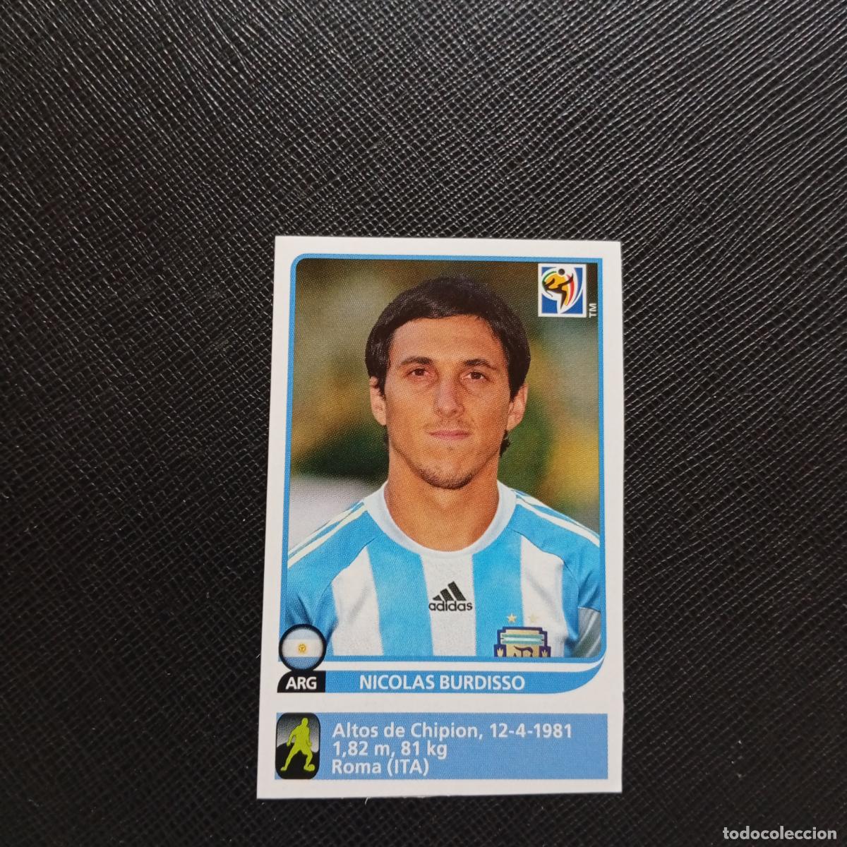 Football Stickers: 113 BURDISSO ARGENTINA PANINI EXTRA 2010 SOUTH AFRICA MUNDIAL CROMO 10 - SIN PEGAR - A110 PG19