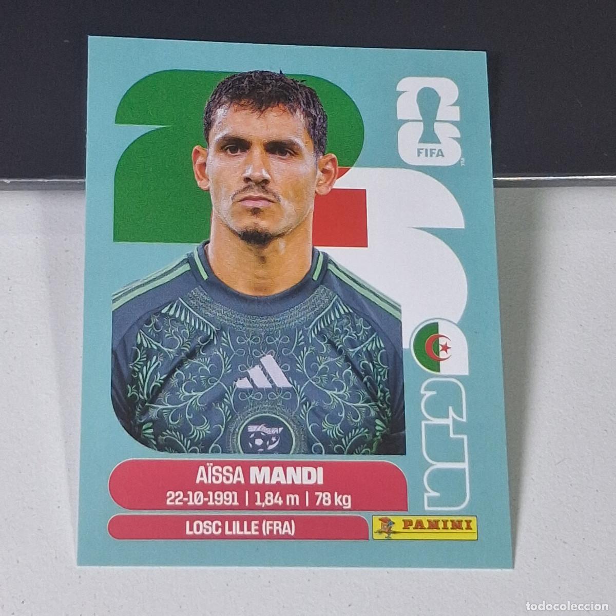 Cromos de F&uacute;tbol: B8 ALG7 A&Iuml;SSA MANDI 7 ARGELIA ALGERIA ALG MUNDIAL FIFA WORLD CUP 2026 STICKER PANINI