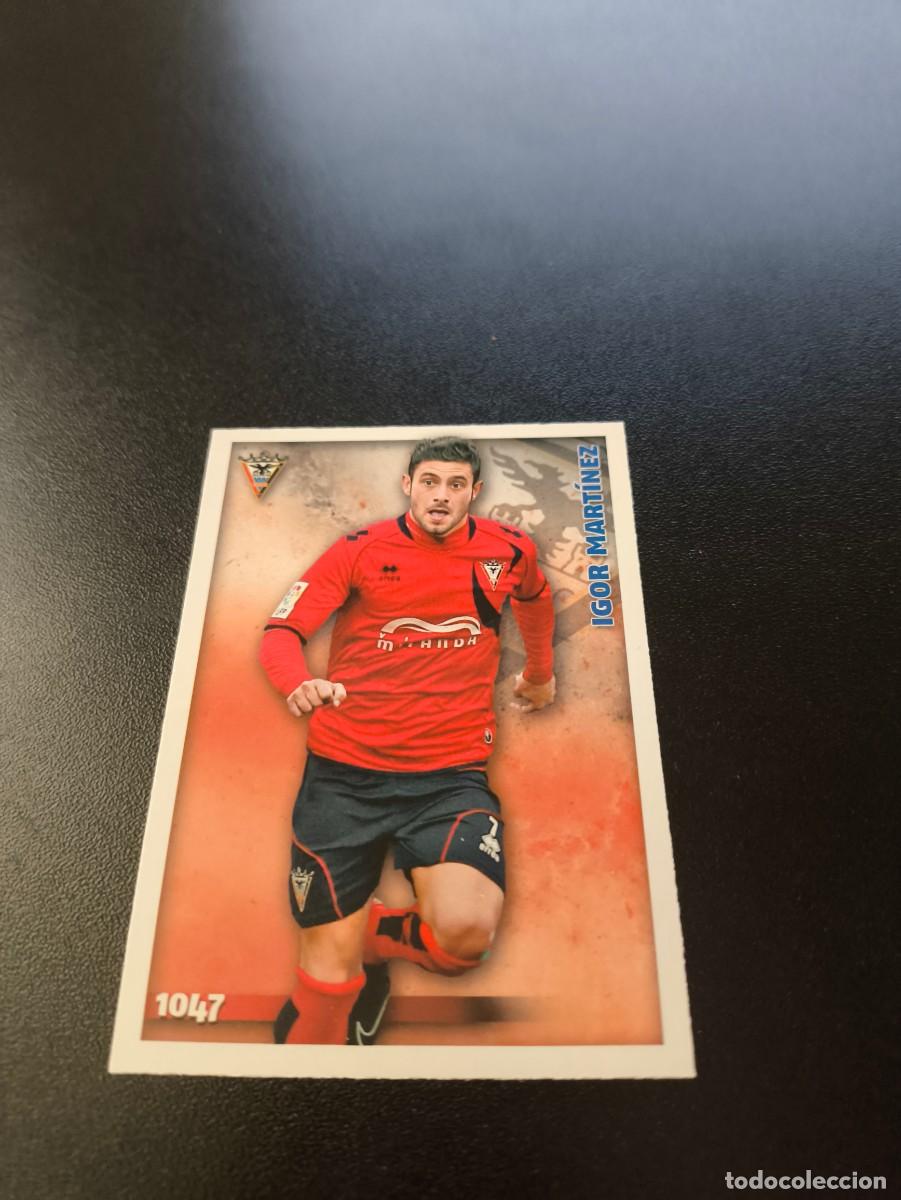Cromos de F&uacute;tbol: 1047 IGOR MARTINEZ MIRANDES MUNDICROMO LIGA 2014 2015 PLATINUM NO PANINI ESTE