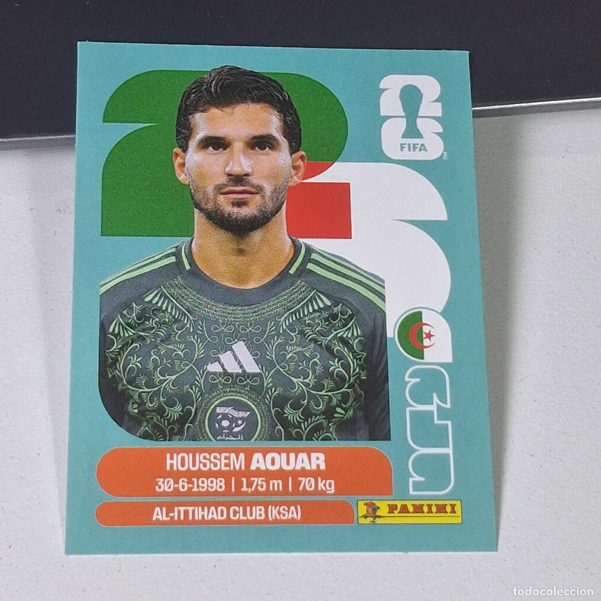 Cromos de F&uacute;tbol: B8 ALG9 HOUSSEM AOUAR 9 ARGELIA ALGERIA ALG MUNDIAL FIFA WORLD CUP 2026 STICKER PANINI