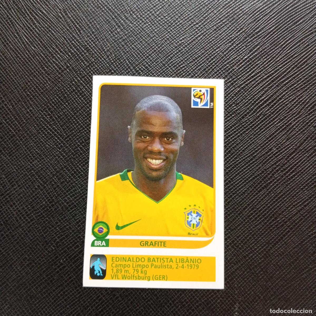 Cromos de F&uacute;tbol: 504 GRAFITE BRASIL PANINI EXTRA 2010 SOUTH AFRICA MUNDIAL CROMO 10 - SIN PEGAR - A110 PG28