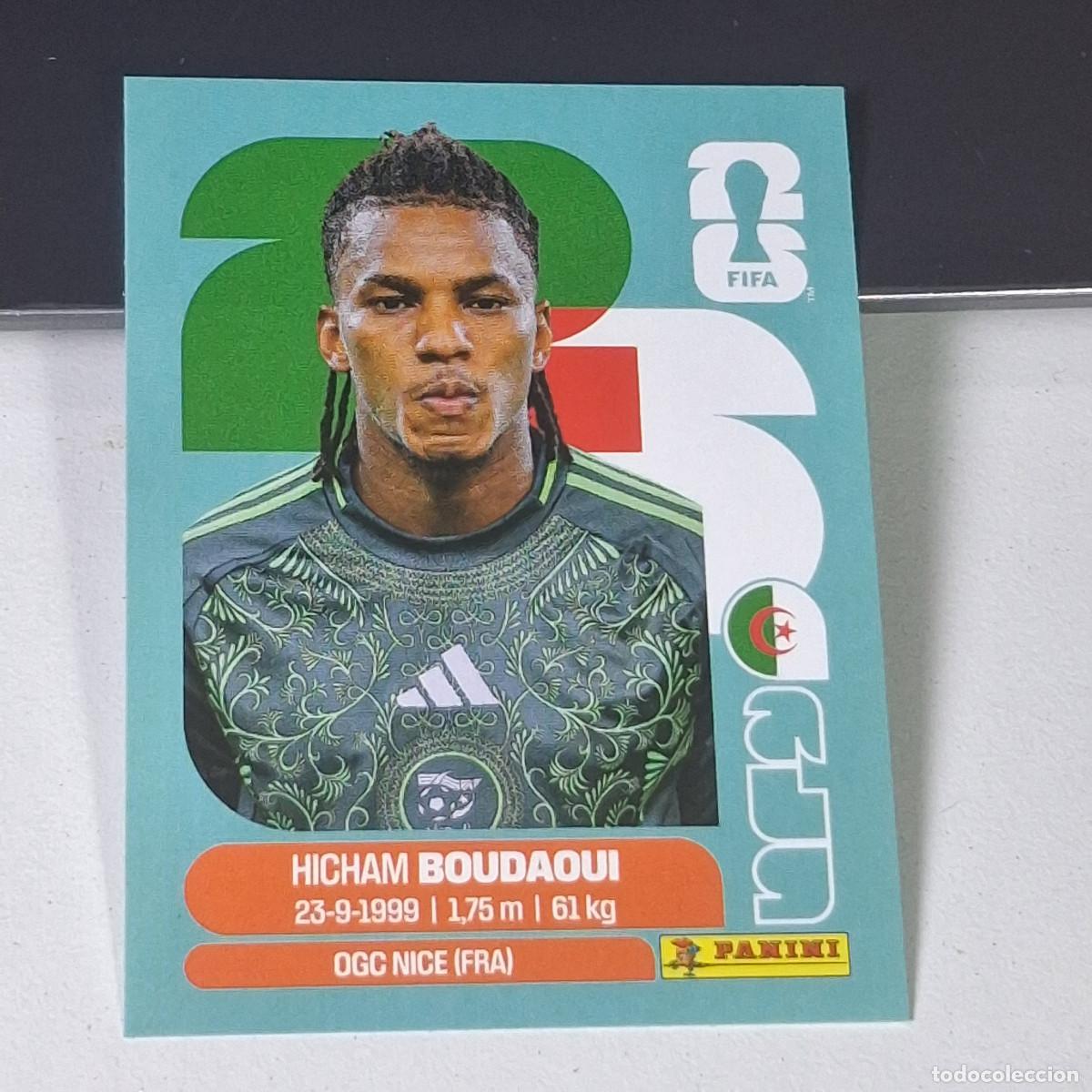 Cromos de F&uacute;tbol: B8 ALG10 HICHAM BOUDAOUI 10 ARGELIA ALGERIA ALG MUNDIAL FIFA WORLD CUP 2026 STICKER PANINI