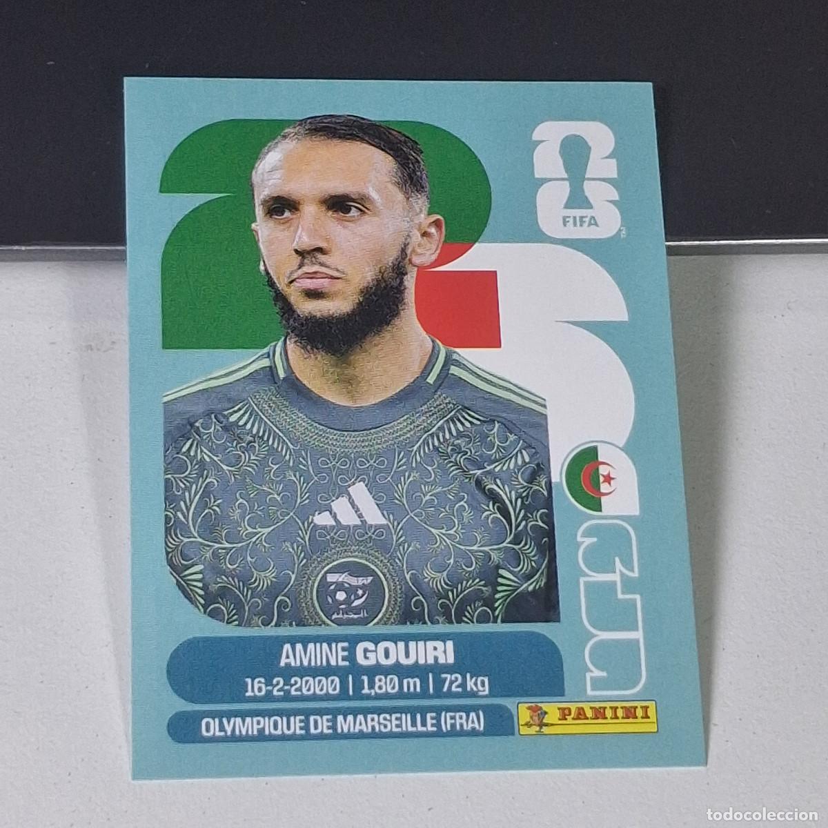 Cromos de F&uacute;tbol: B8 ALG18 AMINE GOUIRI 18 ARGELIA ALGERIA ALG MUNDIAL FIFA WORLD CUP 2026 STICKER PANINI
