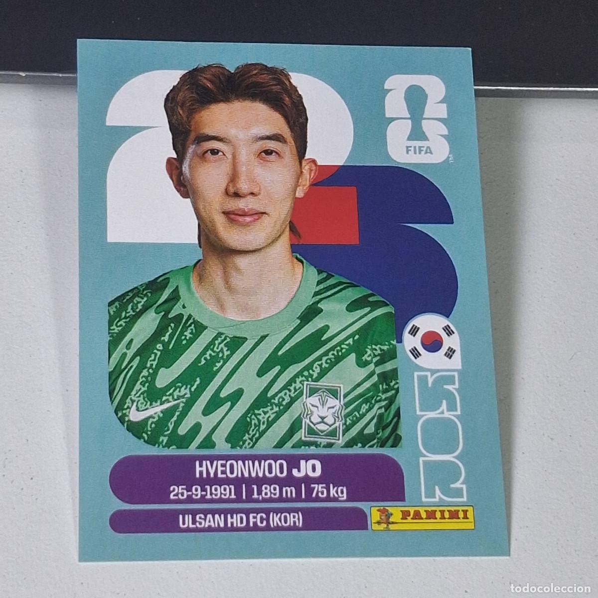 Cromos de F&uacute;tbol: B8 KOR2 HYEON-WOO JO 2 COREA DEL SUR KOR MUNDIAL FIFA WORLD CUP 2026 STICKER PANINI