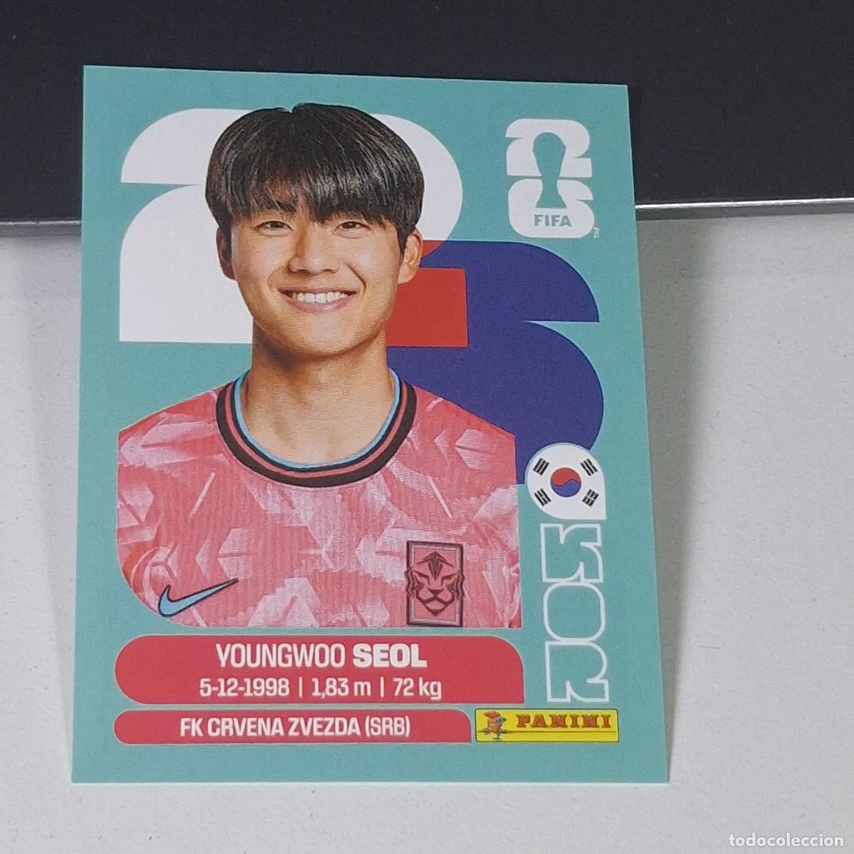 Cartes &agrave; collectionner de Football: B8 KOR6 YOUNG-WOO SEOL 6 YUMIN COREA DEL SUR KOR MUNDIAL FIFA WORLD CUP 2026 STICKER PANINI