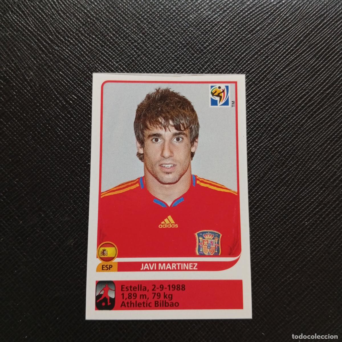 Cromos de F&uacute;tbol: 572 JAVI MARTINEZ ESPA&Ntilde;A PANINI EXTRA 2010 SOUTH AFRICA MUNDIAL CROMO 10 - SIN PEGAR - A110 PG64
