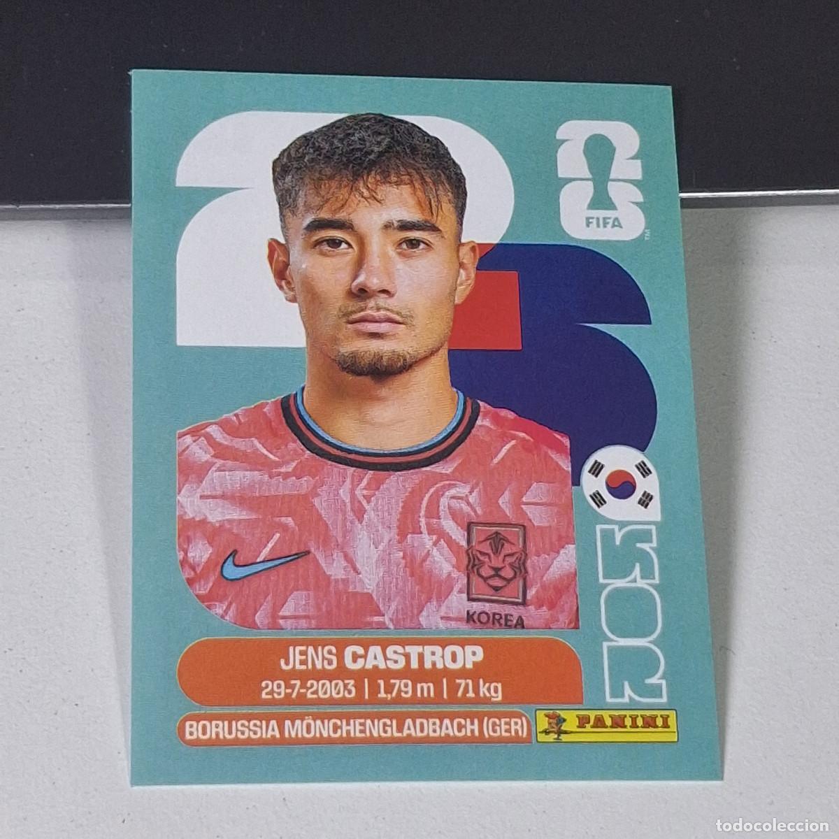 Cromos de F&uacute;tbol: B8 KOR15 JENS CASTROP 15 COREA DEL SUR KOR MUNDIAL FIFA WORLD CUP 2026 STICKER PANINI