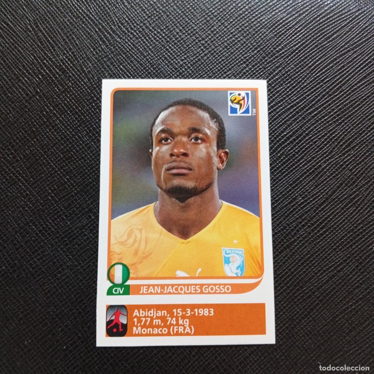 Cromos de F&uacute;tbol: 533 GOSSO COSTA MARFIL PANINI EXTRA 2010 SOUTH AFRICA MUNDIAL CROMO 10 - SIN PEGAR - A110 PG82