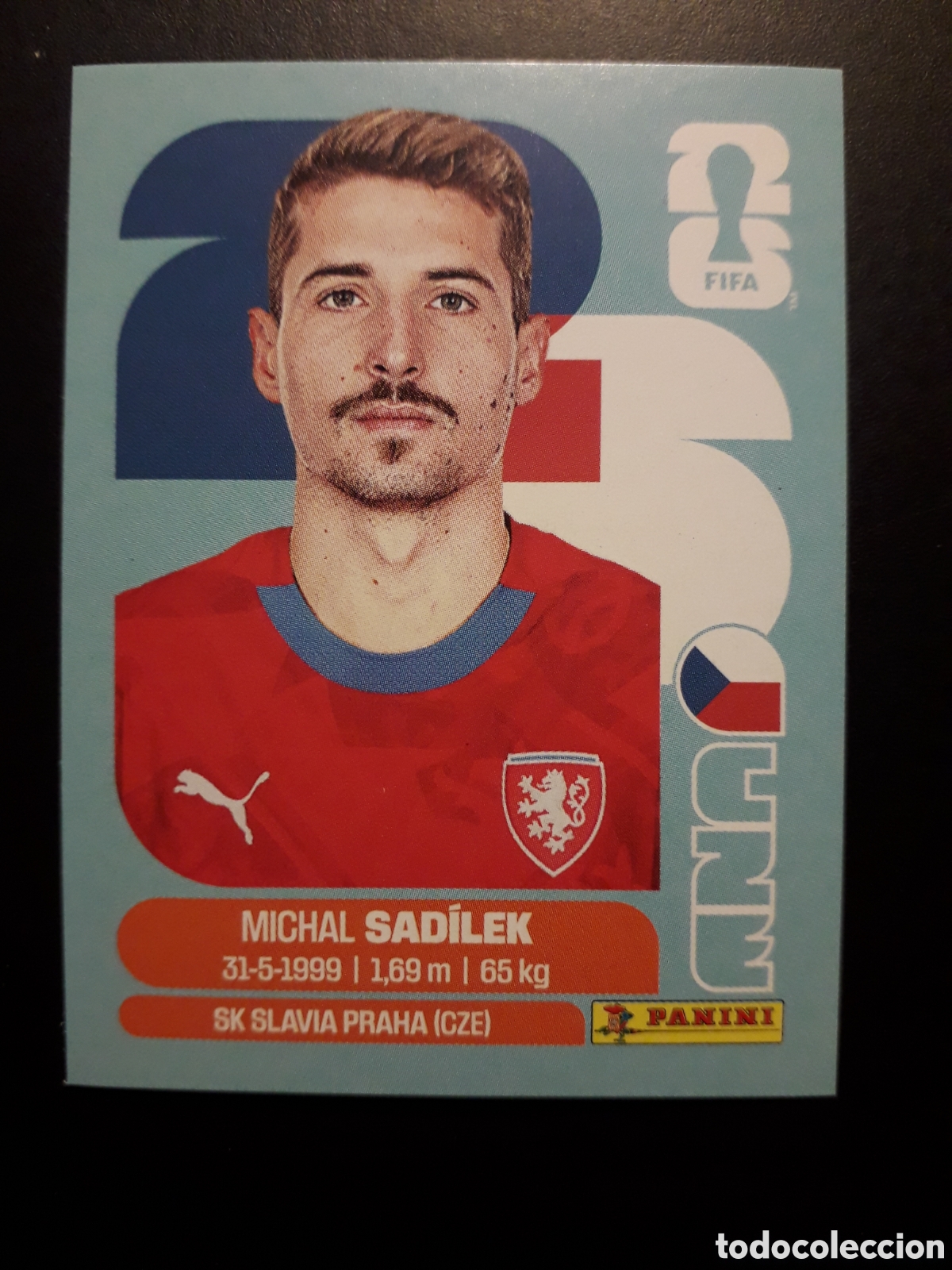 Cromos de F&uacute;tbol: SADILEK REP CHECA/CHEQUIA CZE 9 MUNDIAL F&Uacute;TBOL 2026 FIFA WORLD CUP PANINI SIN PEGAR PEDIDO M&Iacute;NIMO 3&euro;