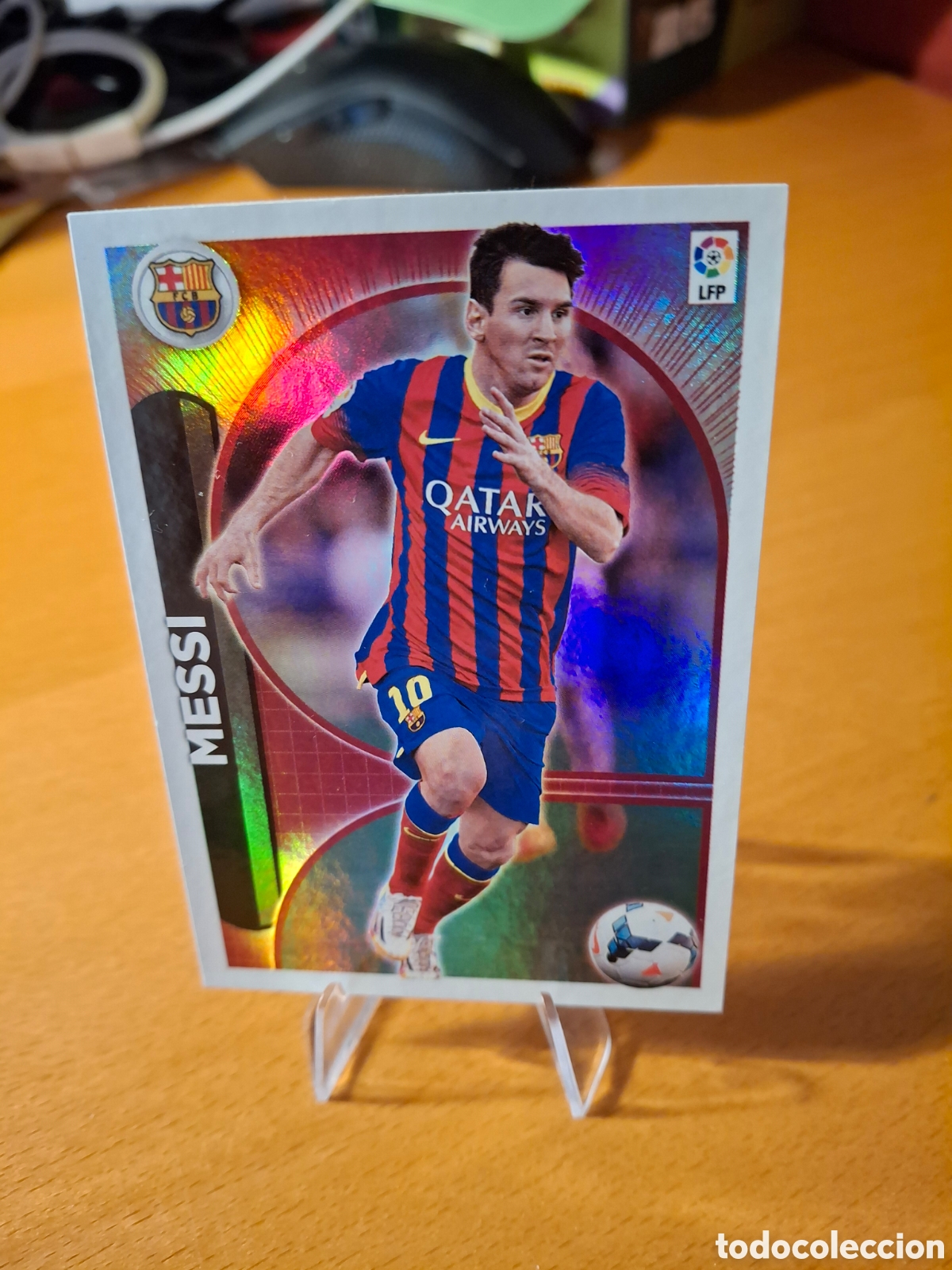 Cromos de F&uacute;tbol: Messi. Liga ESTE 2014 2015
