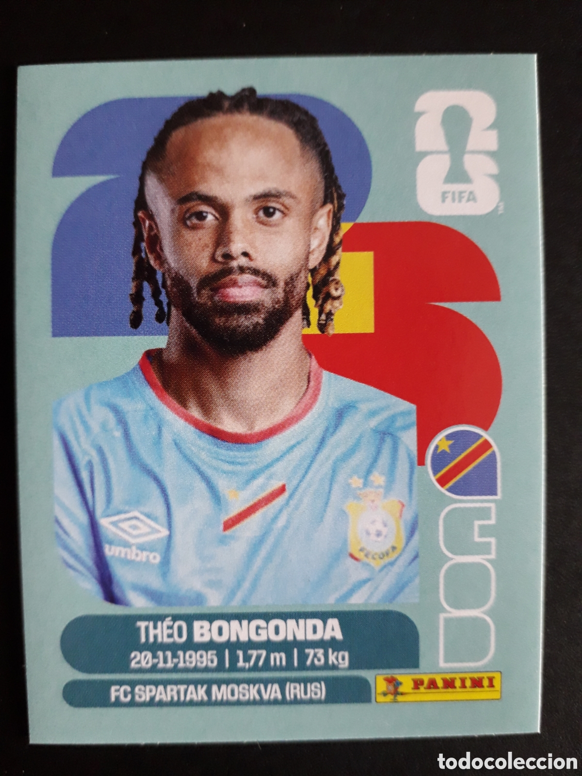 Cromos de F&uacute;tbol: BONGONDA CONGO COD 14 MUNDIAL F&Uacute;TBOL 2026 FIFA WORLD CUP PANINI SIN PEGAR PEDIDO M&Iacute;NIMO 3&euro;