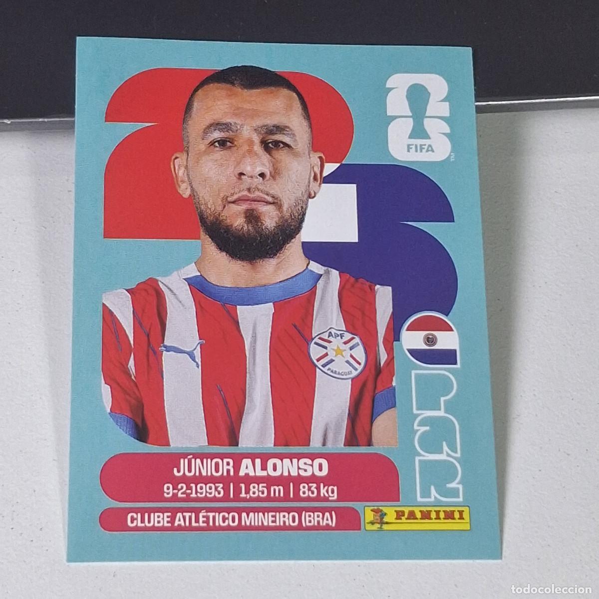 Cromos de F&uacute;tbol: B8 PAR8 JUNIOR ALONSO 8 PARAGUAY PAR MUNDIAL FIFA WORLD CUP 2026 STICKER PANINI