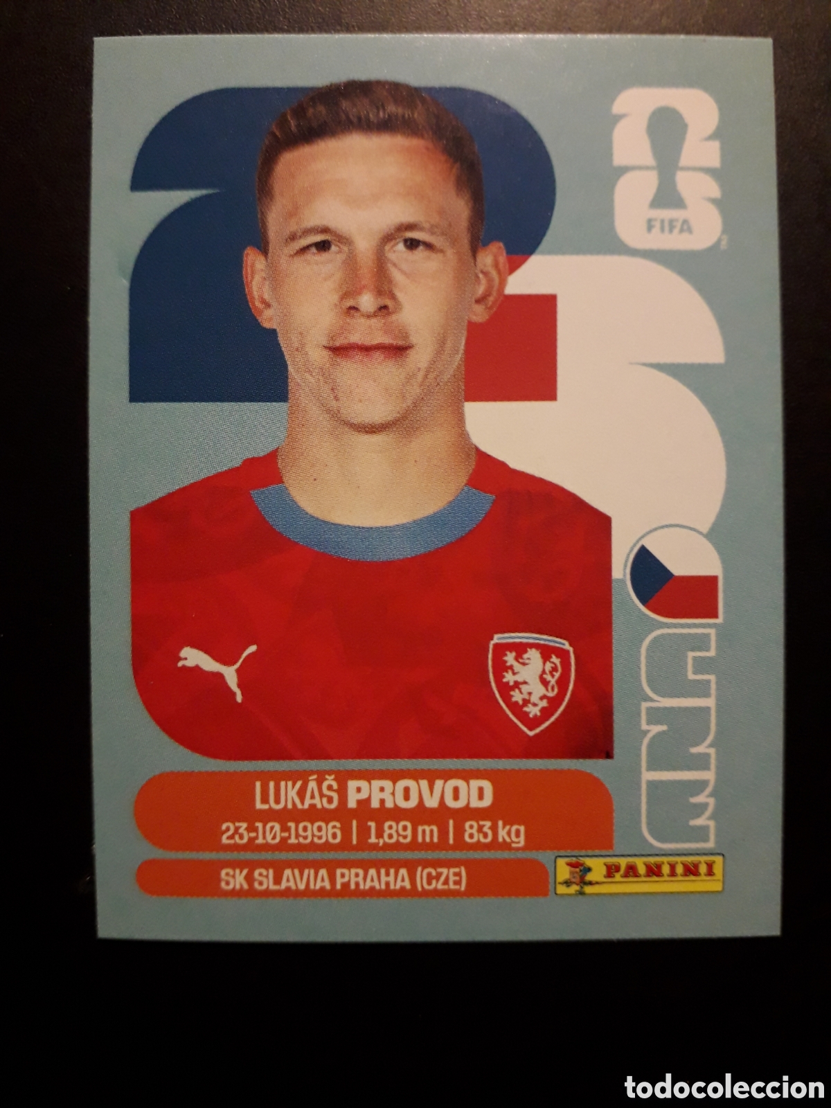 Cromos de F&uacute;tbol: PROVOD REP CHECA/CHEQUIA CZE 10 MUNDIAL F&Uacute;TBOL 2026 FIFA WORLD CUP PANINI SIN PEGAR PEDIDO M&Iacute;NIMO 3&euro;