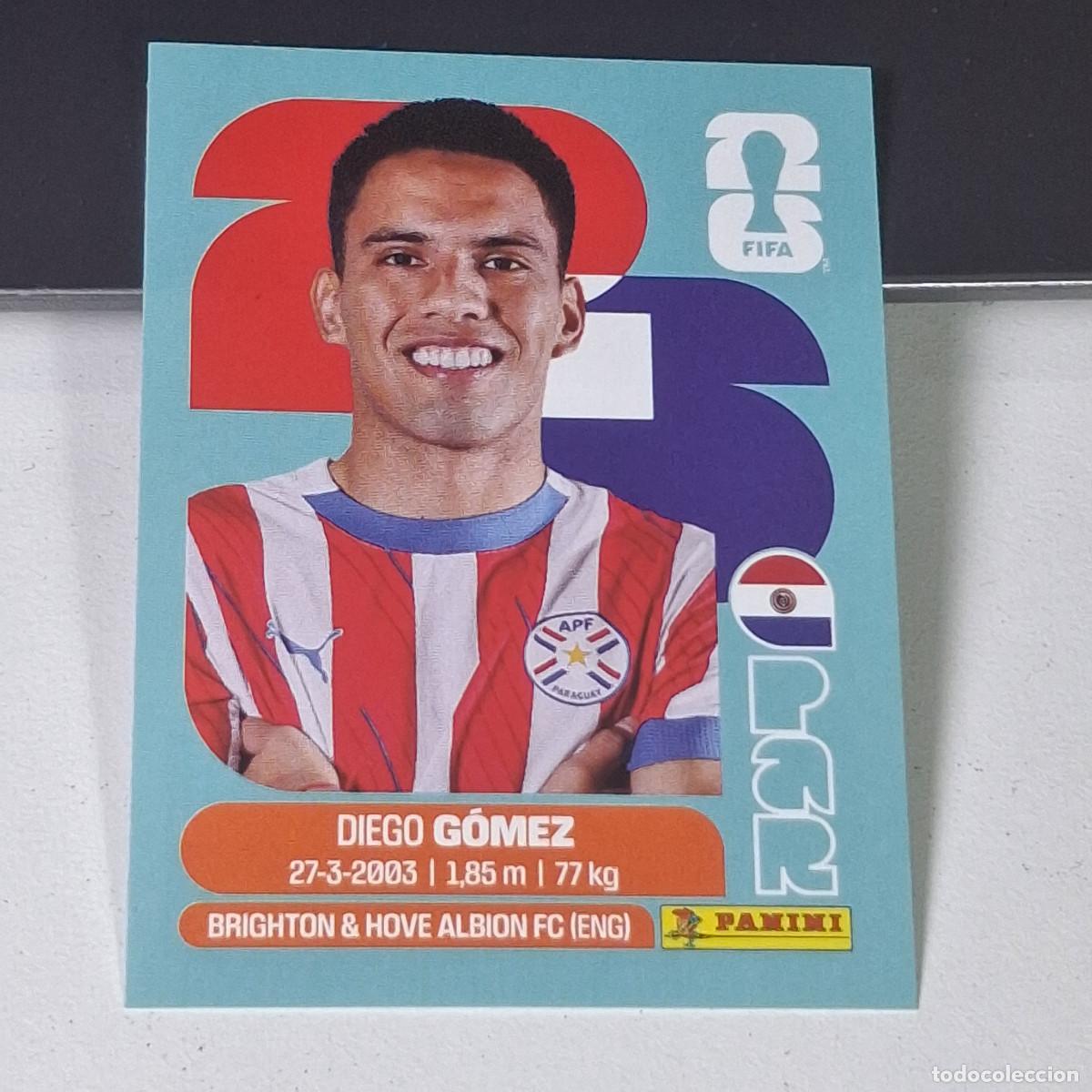Cromos de F&uacute;tbol: B8 PAR10 DIEGO G&Oacute;MEZ 10 PARAGUAY PAR MUNDIAL FIFA WORLD CUP 2026 STICKER PANINI