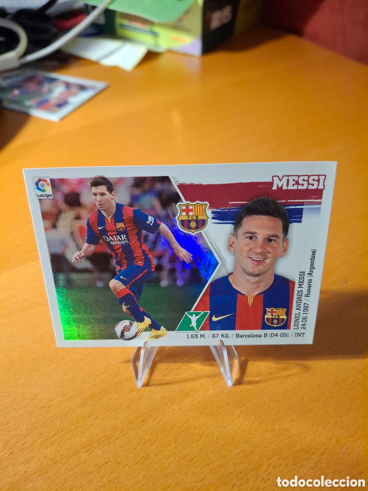 Football Stickers: Messi. Liga ESTE 2015 2016