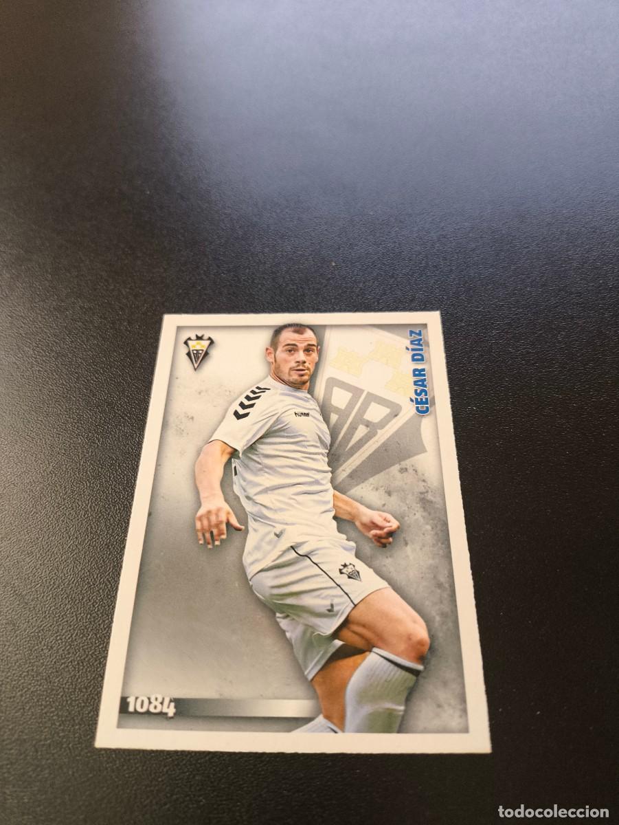 Football Stickers: 1084 CESAR DIAZ ALBACETE MUNDICROMO LIGA 2014 2015 PLATINUM NO PANINI ESTE