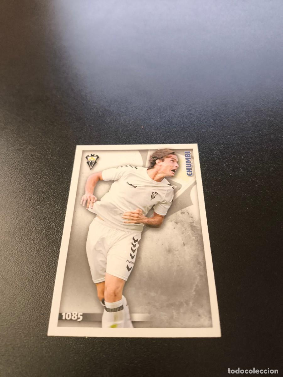 Cromos de F&uacute;tbol: 1085 CHUMBI ALBACETE MUNDICROMO LIGA 2014 2015 PLATINUM NO PANINI ESTE