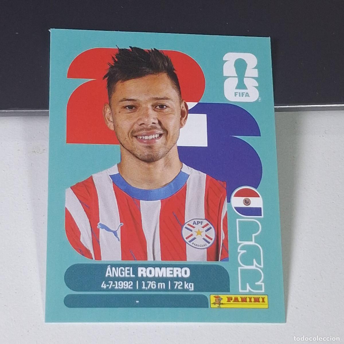 Cromos de F&uacute;tbol: B8 PAR19 &Aacute;NGEL ROMERO 19 PARAGUAY PAR MUNDIAL FIFA WORLD CUP 2026 STICKER PANINI