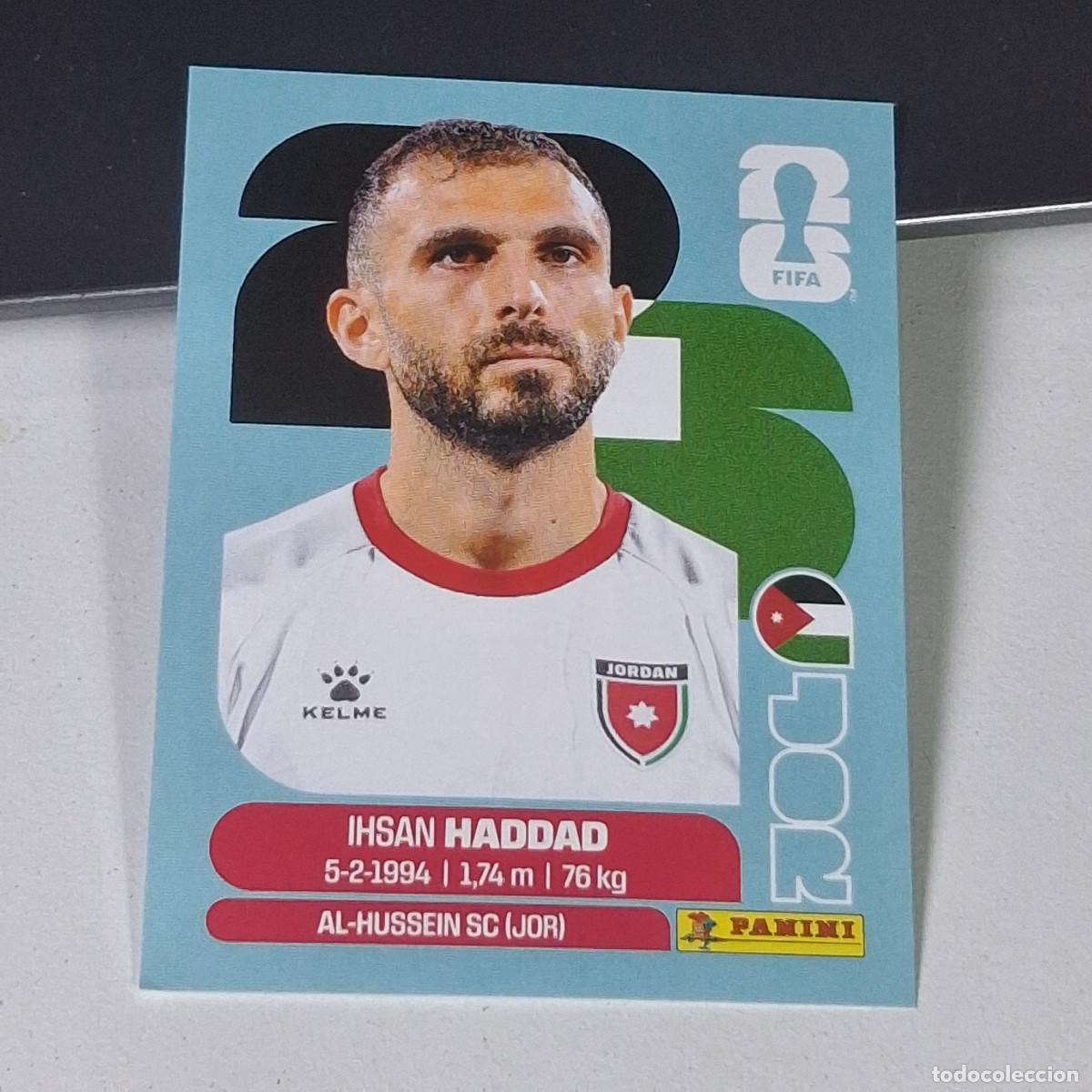 Cromos de F&uacute;tbol: B8 JOR 3 JOR3 IHSAN HADDAD JORDANIA JOR MUNDIAL FIFA WORLD CUP 2026 STICKER PANINI
