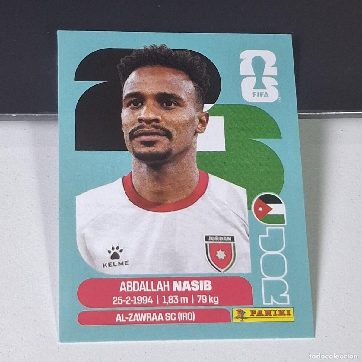 Cromos de F&uacute;tbol: B8 JOR6 ABDALLAH NASIB 6 JORDANIA JOR MUNDIAL FIFA WORLD CUP 2026 STICKER PANINI