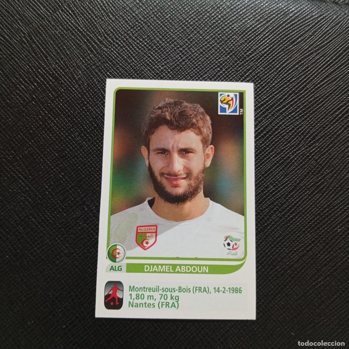 Cromos de F&uacute;tbol: 231 ABDOUN ARGELIA PANINI EXTRA 2010 SOUTH AFRICA MUNDIAL 10 CROMO - SIN PEGAR - A110 PG109