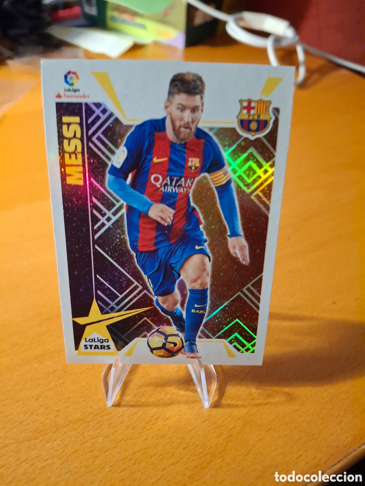 Cromos de F&uacute;tbol: Messi. Liga ESTE 2017 2018