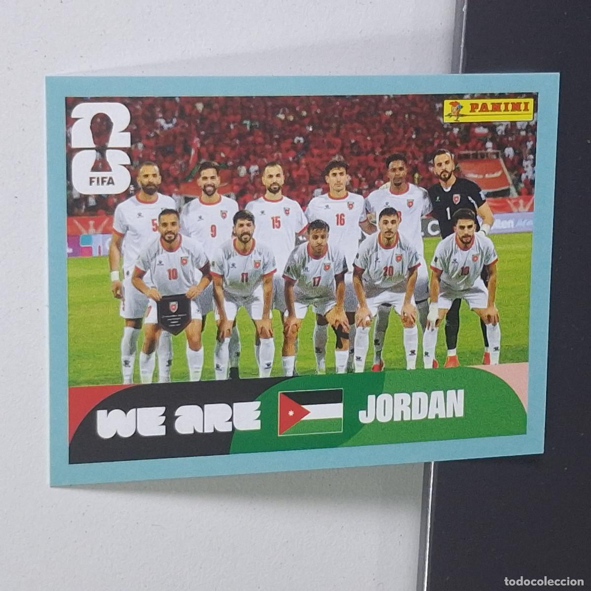 Cromos de Futebol: B8 JOR13 TEAM PHOTO EQUIPO 13 JORDANIA JOR MUNDIAL FIFA WORLD CUP 2026 STICKER PANINI