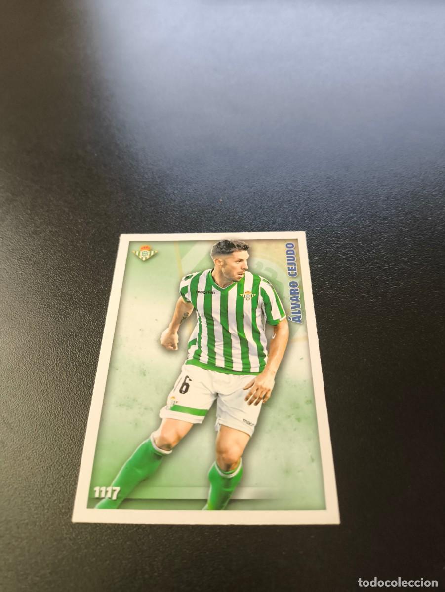 Cromos de F&uacute;tbol: 1117 ALVARO CEJUDO REAL BETIS ULTIMA HORA UH MUNDICROMO LIGA 2014 2015 PLATINUM NO PANINI ESTE