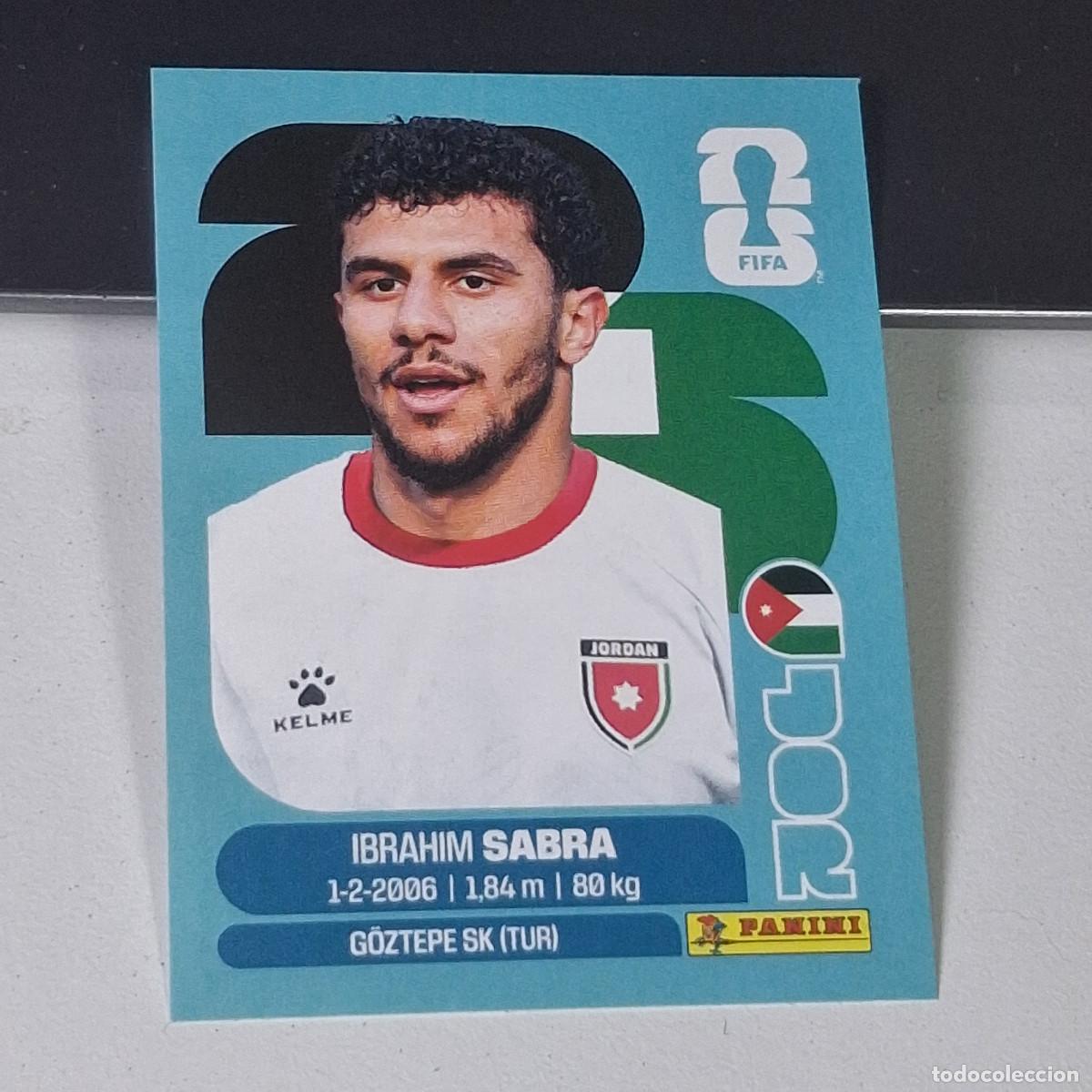Cromos de Futebol: B8 JOR20 IBRAHIM SABRA 20 JORDANIA JOR MUNDIAL FIFA WORLD CUP 2026 STICKER PANINI