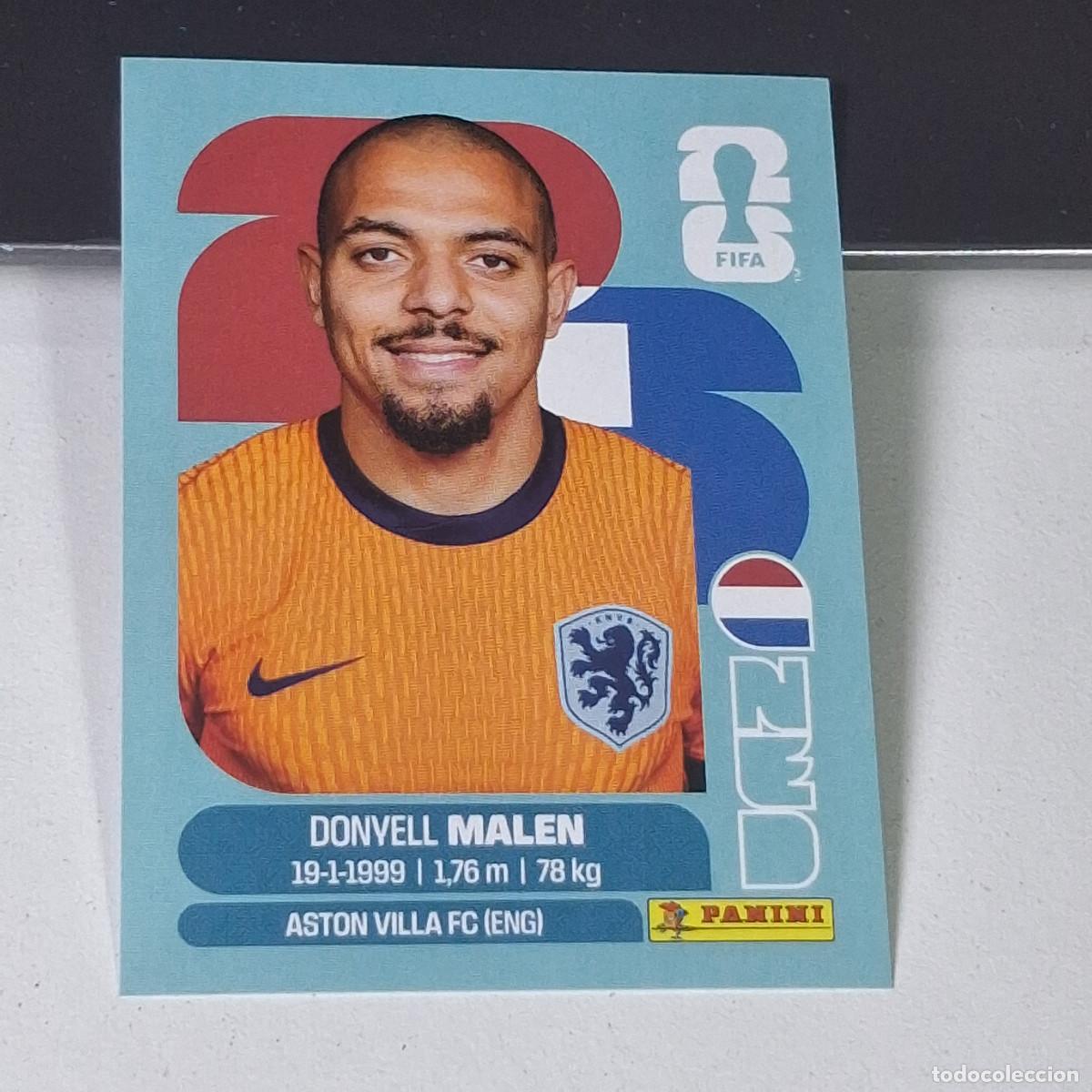 Fu&szlig;ball-Sticker: B8 NED18 DONYELL MALEN 18 PA&Iacute;SES BAJOS HOLANDA NED MUNDIAL FIFA WORLD CUP 2026 STICKER PANINI