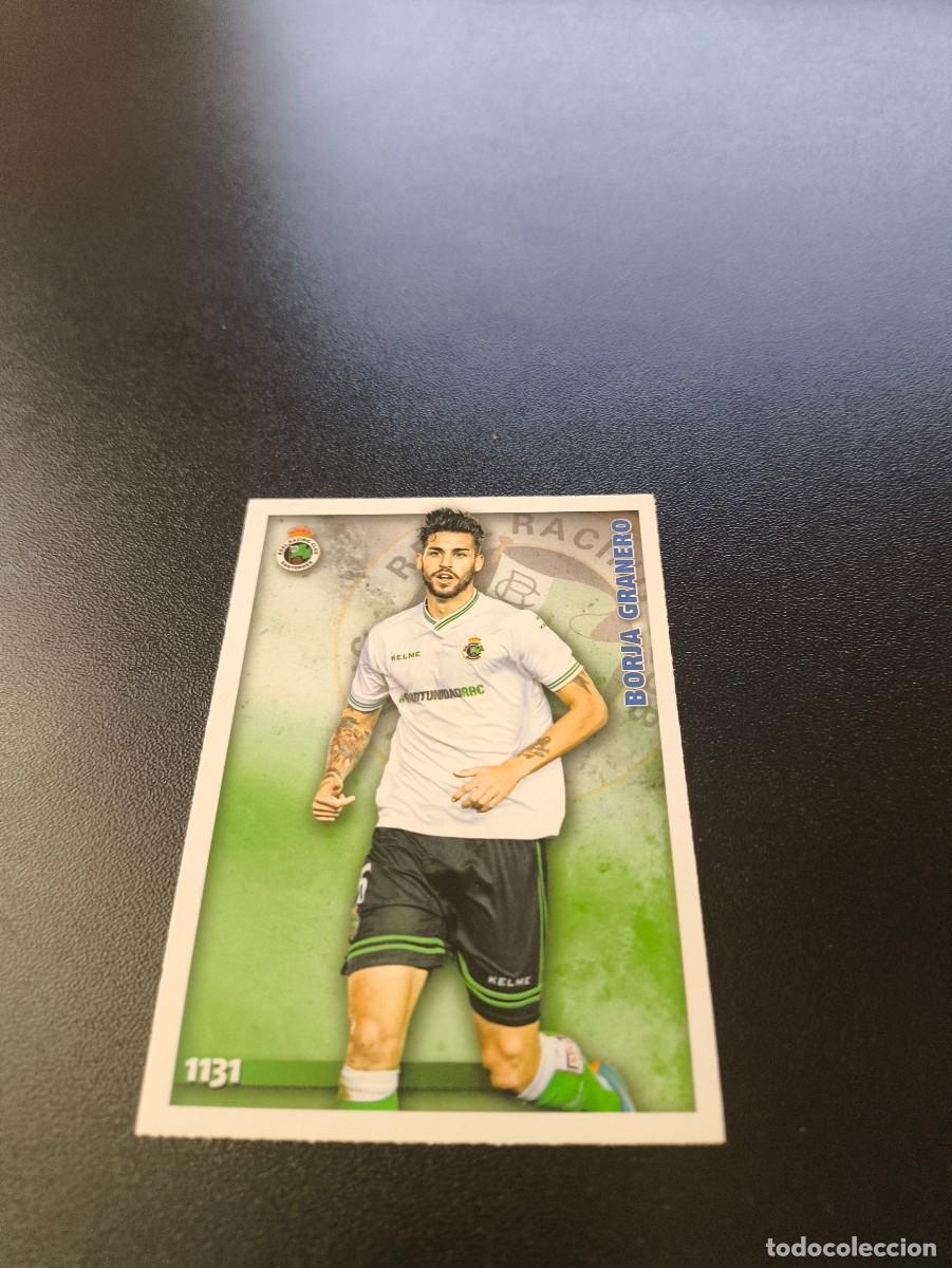 Fu&szlig;ball-Sticker: 1131 BORJA GRANERO RACING SANTANDER ULTIMA HORA UH MUNDICROMO LIGA 2014 2015 PLATINUM NO PANINI ESTE
