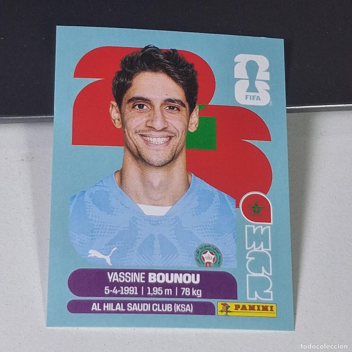 Fu&szlig;ball-Sticker: B8 MAR2 YASSINE BOUNOU 2 MARRUECOS MOROCCO MAR MUNDIAL FIFA WORLD CUP 2026 STICKER PANINI