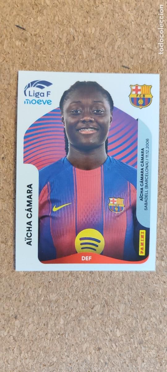 Fu&szlig;ball-Sticker: LIGA F MOEVE 2025/26 FEMENINA STICKER AICHA CAMARA FC BARCELONA # 87B PANINI