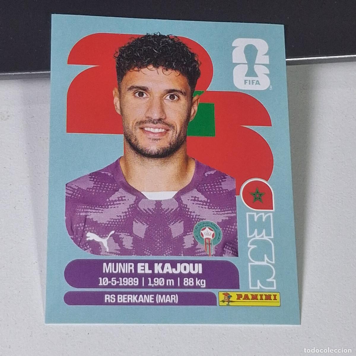 Cromos de Futebol: B8 MAR3 MUNIR EL KAJOUI 3 MARRUECOS MOROCCO MAR MUNDIAL FIFA WORLD CUP 2026 STICKER PANINI