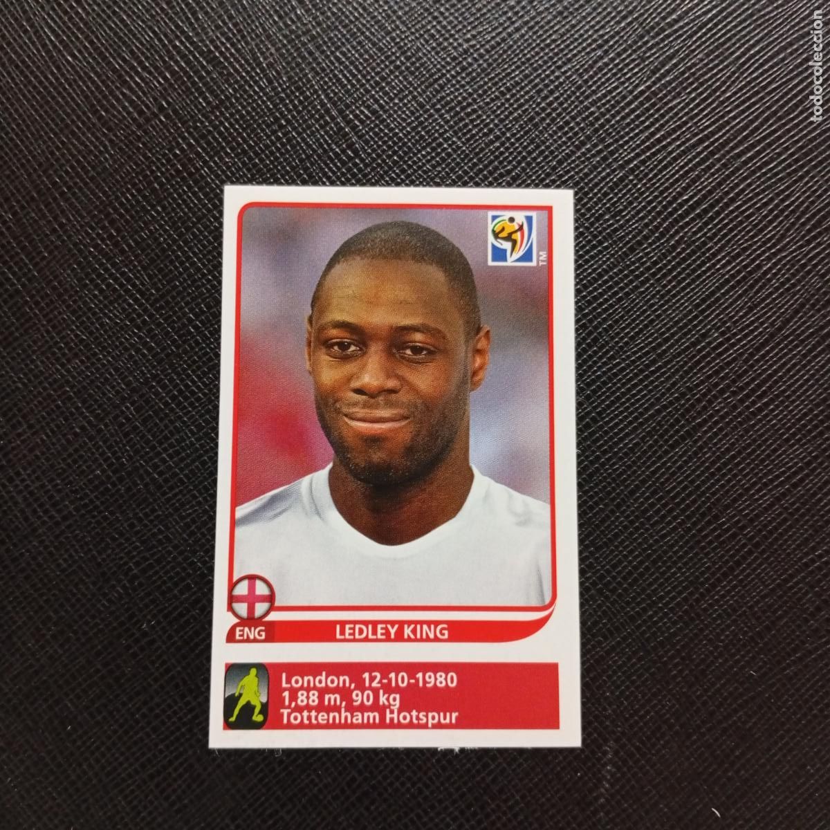 Cromos de Futebol: 186 LEDLY KING INGLATERRA PANINI EXTRA 2010 SOUTH AFRICA MUNDIAL 10 - SIN PEGAR - A110 PG136