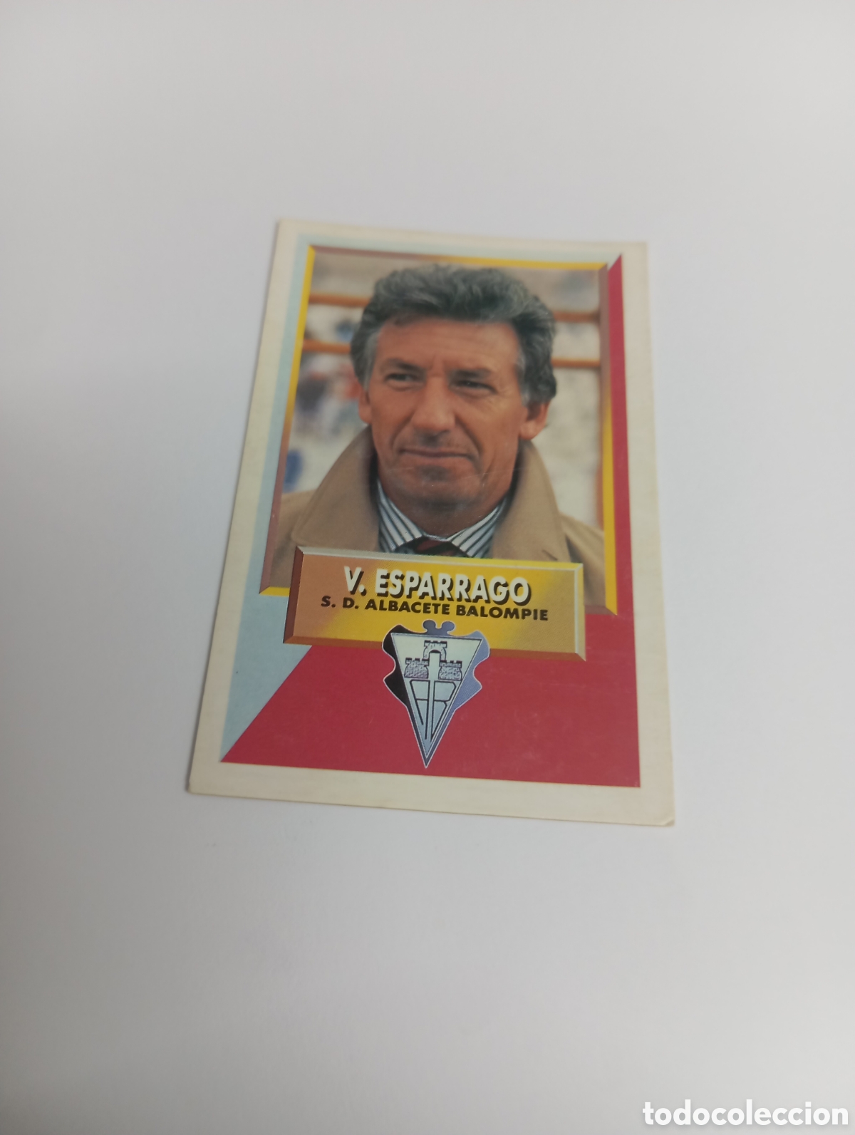 Cartes &agrave; collectionner de Football: ENTRENADOR V&Iacute;CTOR ESP&Aacute;RRAGO Albacete Liga Este 1993 1994 CART&Oacute;N Panini 93 94 SIN PEGAR